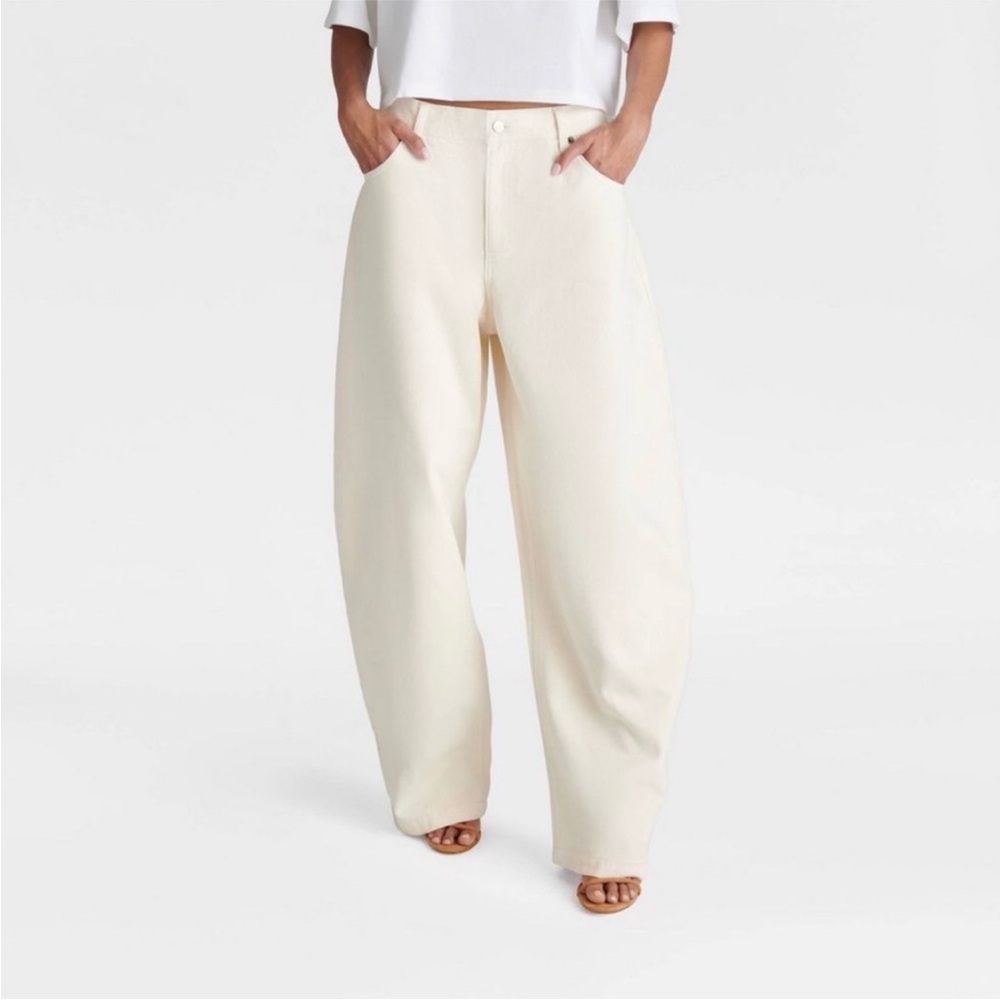 Wide Leg Cream Women’s Pants